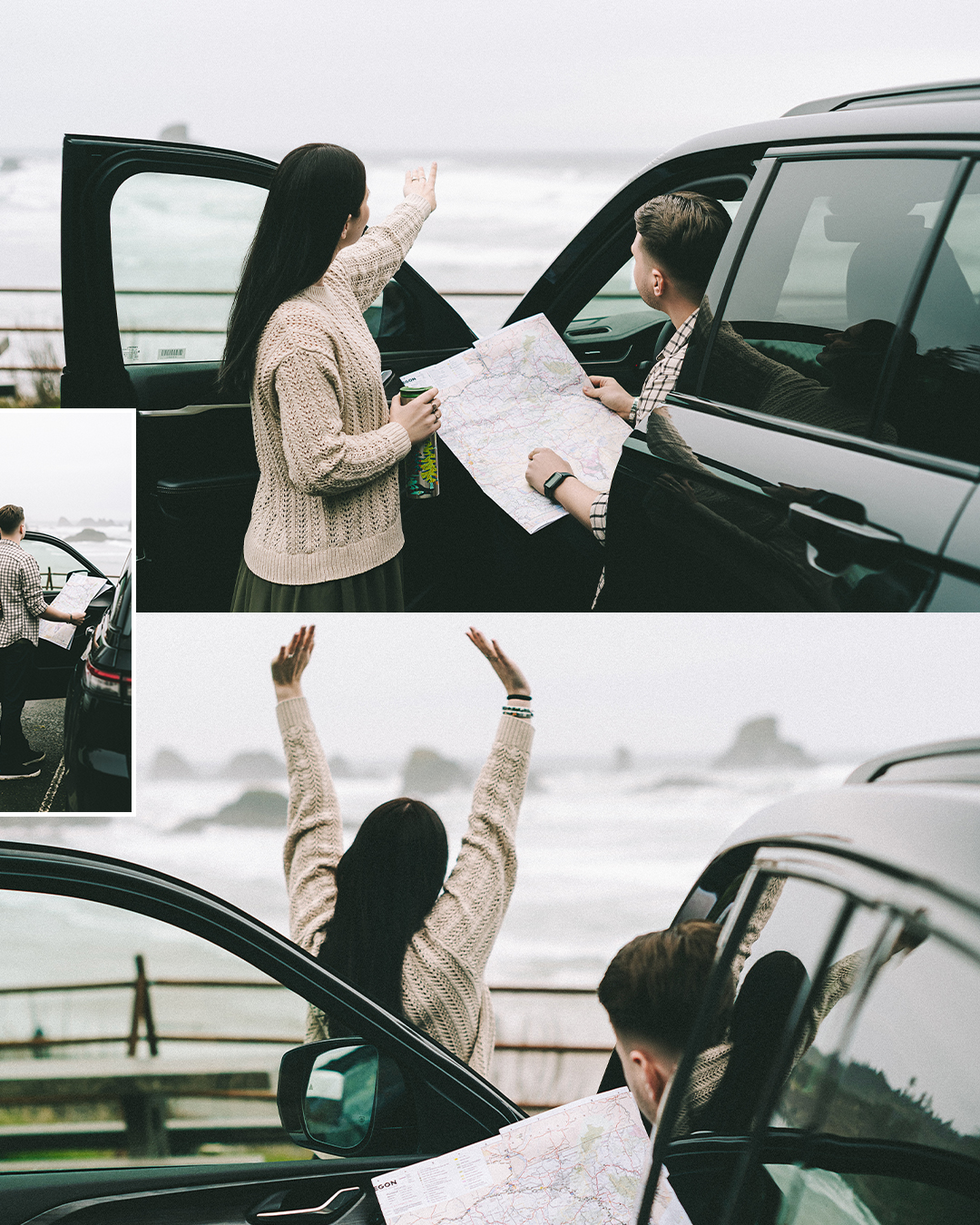 Brand elevation shoot at Cannon Beach with the founders of KRAFTUM Studio — photograph 8 of 10
